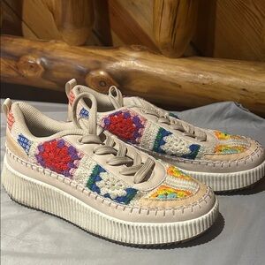 Colorful Crochet Women's Sneakers